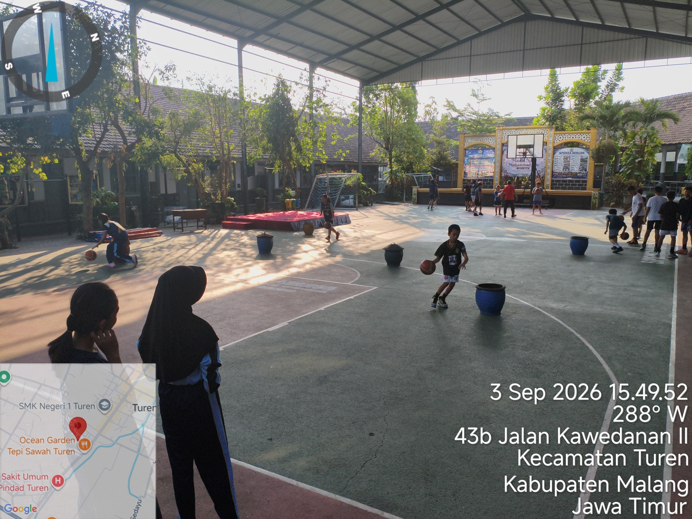 Kegiatan Rutin Bola Basket