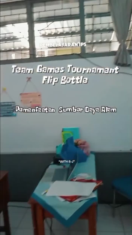 Pembelajaran Potensi dan Pemanfaatan SDA Kelas 8J dengan Model TGT (Flip Bottle)