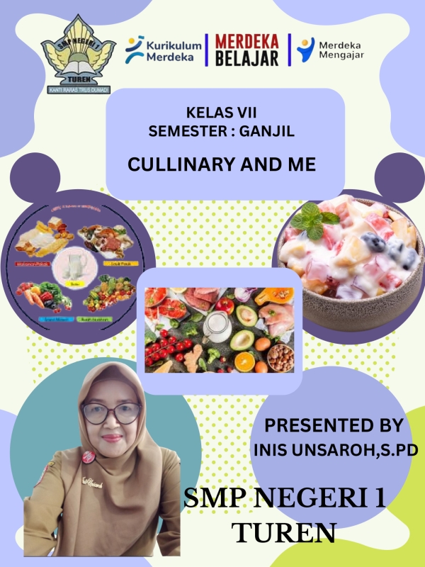 Media Ajar Bahasa Inggris Kelas VII: Culinary and Me