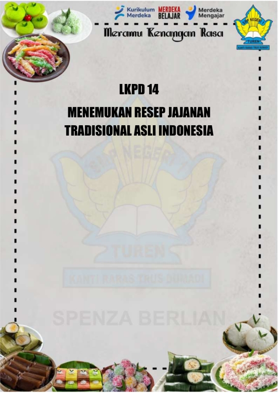 LKPD 14 Kelas 8: Menemukan Resep Jajanan Tradisional Asli Indonesia